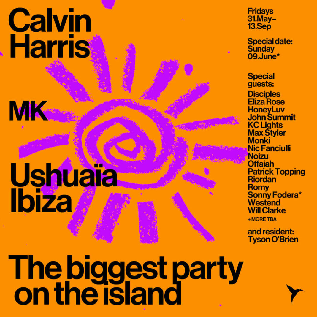 Calvin Harris Ushuaïa Ibiza 2024