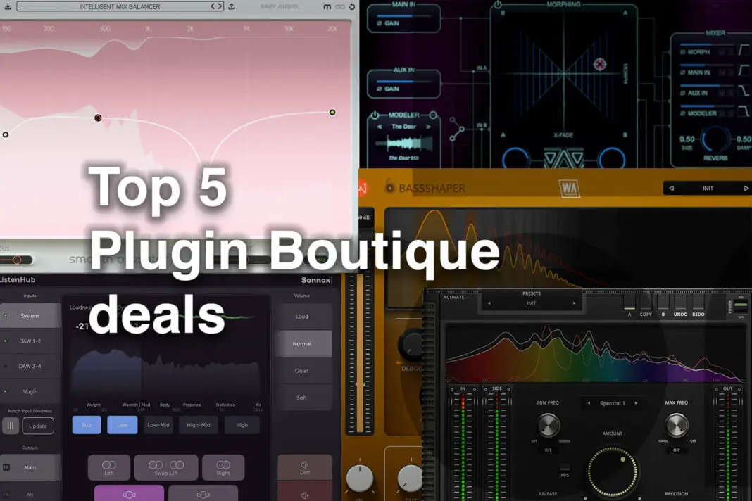 Top 5 Plugin Boutique Deals