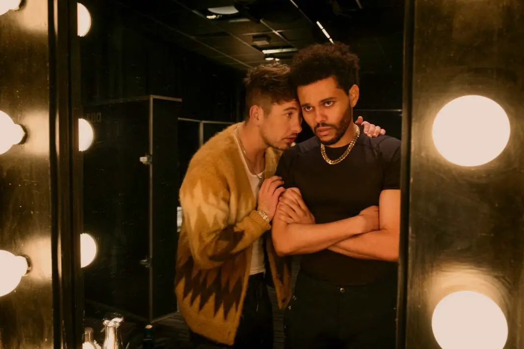 Barry Keoghan and The Weeknd by Andrew Cooper Lionsgate