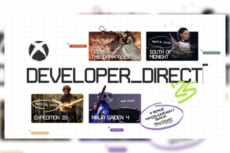 Xbox Developers Direct 2025 Announcements