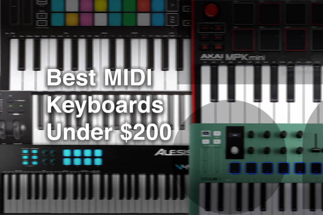 Best MIDI Keyboards Under $200